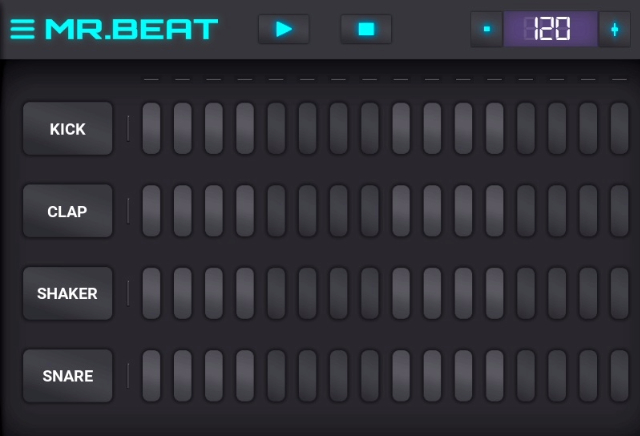 A user-friendly drum machine